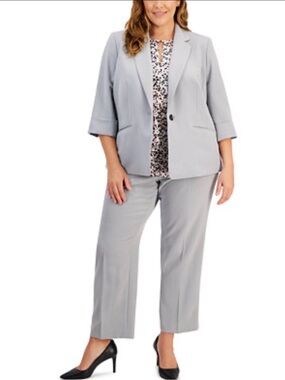 attention Lavender/blue Textured Jacket and Bottoms size xl 14/16